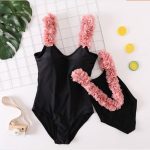 Maillot de bain fleuri, assortiment mère-fille, bikini, look de famille