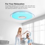OFFDARKS Modern LED ceiling Lights home lighting 36W 48W 52W 72W APP Bluetooth Music light bedroom lamps Smart ceiling lamp