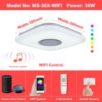 OFFDARKS Modern LED ceiling Lights home lighting 36W 48W 52W 72W APP Bluetooth Music light bedroom lamps Smart ceiling lamp