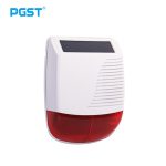 PGST New 433MHz Wireless light Flash Strobe Outdoor Solar Waterproof Siren for Home Burglar Wifi GSM Home Security Alarm System