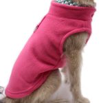 Blank Dog Vest Soft Fleece Clothes for Small Dogs Solid Candy Color Dog Tshirt With Dog Harness Leash D-Ring Pug Yorks Coat