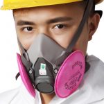 3M 6200 Gas Mask Paint Spraying Safety Work Half Face Respirator Industry Dust Mask With Filter