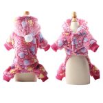 Soft Fleece Dog Jumpsuit Winter Dog Clothes Pajamas for Small Puppy Coat Pet Outfits Dog Hoodie Clothing Yorkie shih tzu