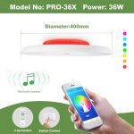 OFFDARKS Modern LED ceiling Lights home lighting 36W 48W 52W 72W APP Bluetooth Music light bedroom lamps Smart ceiling lamp