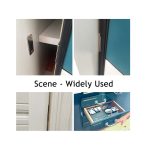 NAIERDI 2pcs/Set Magnetic Cabinet Catches Magnet Door Stops Hidden Door Closer With Screw For Closet Cupboard Furniture Hardware
