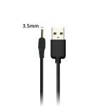 Z20 Universal USB DC3.5 Charger charging Cable wire for rechargeable headlamp rechargeable flashlight torch lighting accessories