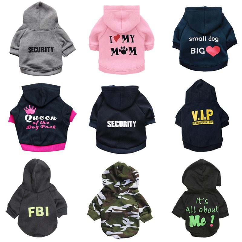 Security-Dog-Clothes-Small-Dog-Hoodie-Coat-Chihuahua-Dog-Sweatshirt-French-Bulldog-Warm-Puppy-Clothes-Hoodie-For-Dog-XS-L Security Dog Clothes Small Dog Hoodie Coat Chihuahua Dog Sweatshirt French Bulldog Warm Puppy Clothes Hoodie For Dog XS-L