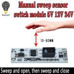 Module de commutation à capteur de balayage manuel à tension constante, commutateur 36W 3A, pour maison intelligente automatique, compatible avec XK-GK-4010A,