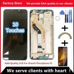 Écran LCD avec châssis, 6.18 pouces, qualité AAA, résolution 2246x1080, pour Xiaomi Pocophone F1