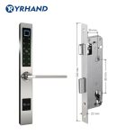 European waterproof biometric fingerprint door Locks electronic Smart door lock RFID Card code lock For Aluminum Glass Door
