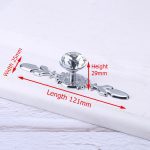 KAK Luxury Diamond Crystal Handles Shoebox Cabinet Handles Closet Dresser Drawer Knobs Wardrobe Pulls Pullers Furniture Hardware