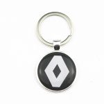 3D Metal Car Key Chain Key Ring Keyring For Renault Megane 2 3 Duster Logan Clio Laguna 2 Captur Car Accessories Car Styling