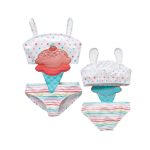 Maillot de bain à imprimé de pastèque pour petite fille, vêtement de plage et de natation, bikini pour enfant à bas âge, ensemble une pièce très mignon