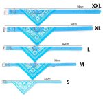 SUPREPET Cute Adjustable Small Dog Collars Puppy Pet Slobber Towel Outdoor Cat Collar Print Scarf Design Dog Collar Neckerchief