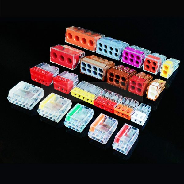 Wire Connectors PCT-102 PCT-106 PCT-108 PCT-602 Push in cable plug-in wiring cable connector wire conductor PCT light connection