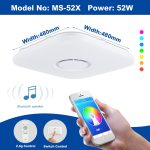 OFFDARKS Modern LED ceiling Lights home lighting 36W 48W 52W 72W APP Bluetooth Music light bedroom lamps Smart ceiling lamp