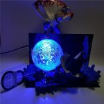 Figurine Naruto Minato VS Obito Rasengan, veilleuse Led, modèle Uchiha Obito, cadeau pour enfants