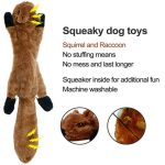 2019 New cute plush toys squeak pet wolf rabbit animal plush toy dog chew squeaky whistling involved squirrel dog toys