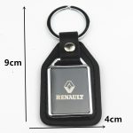 3D Metal Car Key Chain Key Ring Keyring For Renault Megane 2 3 Duster Logan Clio Laguna 2 Captur Car Accessories Car Styling