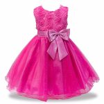 Robe de princesse brodée pour filles, tenue de fête d'anniversaire élégante, vêtements de noël pour bébés de 2 à 10 ans