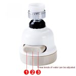 New Kitchen Shower Faucet Tap 3 Level Can Adjusting 360 Rotate Water Saving Bathroom Shower Faucet filtered Faucet Accessories