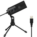 Fifine – Microphone USB cardioïde à condensateur en métal, studio d'enregistrement de voix off, pour ordinateur portable, Windows, YouTube-K669