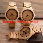 Personality Creative Design Logo MESSAGE Engraved Carved Customize ONLY Logo cost Laser Charge No Watch