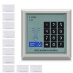 125Khz RFID Access Control System Device Machine Security RFID Proximity Entry Door Lock 1000 user Access Control Accessories