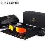 KINGSEVEN — Lunettes de soleil polarisées en aluminium magnésium, Pour la conduite, lunettes rectangulaires pour hommes Oculos masculino masculin