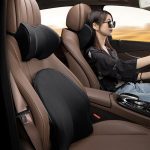 Car Seat Head Neck Rest Massage Auto Pillow Space Memory Neck Headrest Car Cover Vehicular Pillow Seat Headrest Accessories