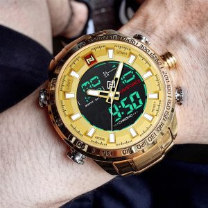 NAVIFORCE Military Sports Watches Men Luxury Top Brand Digital Quartz Watch Men's Waterproof Wrist Watch Clock Relogio Masculino