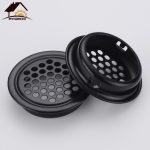 Myhomera 6pcs Wardrobe Cabinet Mesh Hole Air Vent Core Vents Convex Flat Louver Ventilation Cover Stainless Steel 19mm/25mm/53mm