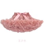 Jupe tutu à peluche pour petites filles, mini jupe princesse en tulle, pour fête, danse, pour enfants