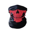 Hommes écharpe Halloween Ride bandana femmes foulard Ski crâne demi visage masque fantôme écharpe cou randonnée écharpes Cuello cagoule masques