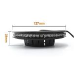 Mini 48 LEDs 8W RGB Sunflower Laser Projector Lighting Disco Stage Light Bar DJ Sound Background Wall Light Christmas Party Lamp