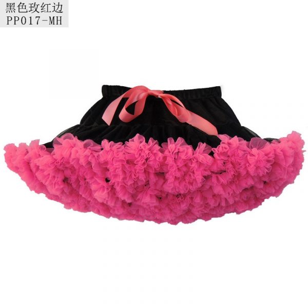 Jupe tutu à peluche pour petites filles, mini jupe princesse en tulle, pour fête, danse, pour enfants