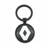 3D Metal Car Key Chain Key Ring Keyring For Renault Megane 2 3 Duster Logan Clio Laguna 2 Captur Car Accessories Car Styling