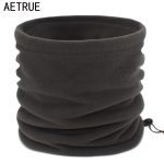 AETRUE – écharpe tricotée pour homme et femme, chaude et douce, en molleton, à la mode, pour l'hiver