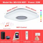 OFFDARKS Modern LED ceiling Lights home lighting 36W 48W 52W 72W APP Bluetooth Music light bedroom lamps Smart ceiling lamp