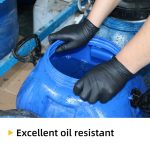 100 pcs Disposable Nitrile Gloves Synthetic Nitrile Xingyu Black Waterproof Oil-Proof Protective Gloves House Industrial Use