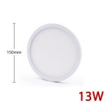 High brightness LED Circular Panel Light 6W 9W 13W 18W 24W Surface Mounted led ceiling light AC 85-265V lampada led lamp