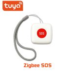 TUYA ZigBee SOS Button Sensor Alarm Elderly alarm Waterproof Emergency Help Alarm Switch Work with Tuya Zigbee hub Smartlife App