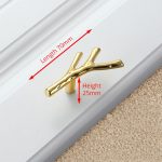 KAK Fashion Tree Branch Furniture Handle 96mm 128mm Black Silver Bronze Kitchen Cabinet Handles Drawer Knobs Door Pulls Hardware