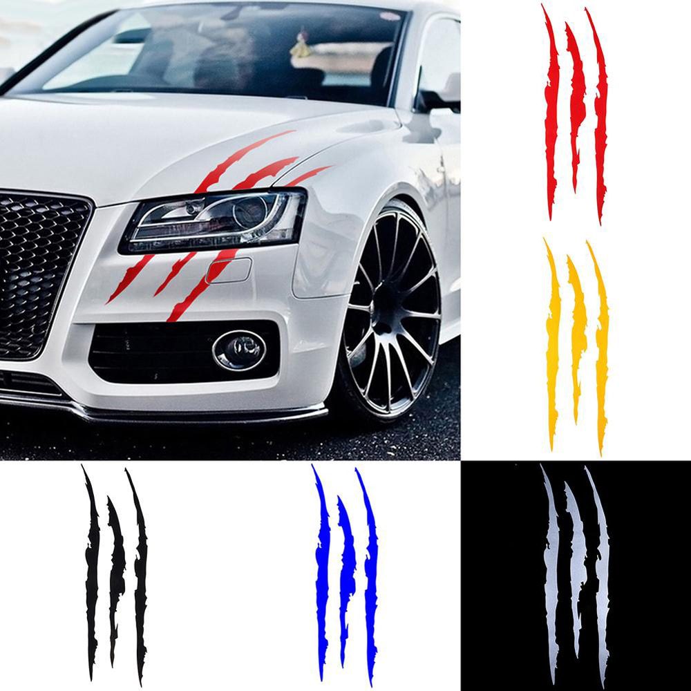 Auto-Car-Sticker-Reflective-Monster-Claw-Scratch-Stripe-Marks-Headlight-Decal-Car-Stickers Auto Car Sticker Reflective Monster Claw Scratch Stripe Marks Headlight Decal Car Stickers