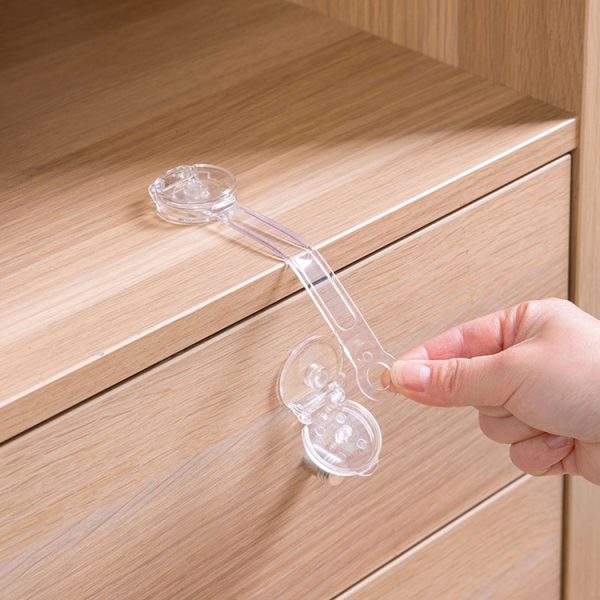 vanzlife Children's cabinet door anti-pinch security lock baby protective cabinet lock drawer cabinet refrigerator lock drawer