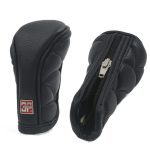 Uxcell Universal Anti-Slip Soft Sponge Padded Zipper Closure Car Gear Shift Knob Cover Black