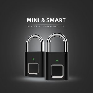 Mini cadenas de porte biométrique intelligent à empreintes digitales, Rechargeable par USB, déverrouillage rapide sans clé