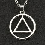 Akatsuki Hidan – collier Ninja Jashin, symbole de la trinité, pendentif catholique, amulette de Religion, nouveau bijou Anime, vente en gros