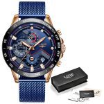 Rose gold blue M-193