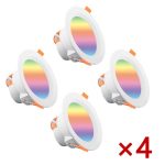LED Downlight WiFi Smart APP Dimming Round Spot Light 5W 7W 9W 15W RGB Color Change Warm Cool light Work with Alexa Google Home